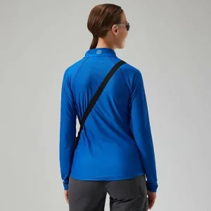 Women's 24/7 Tech Long Sleeve Half Zip Tee - Blue^Berghaus Hot