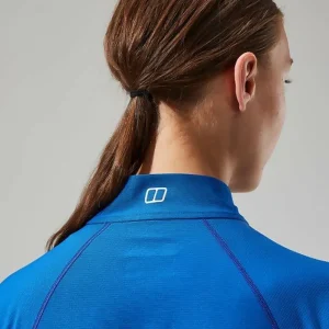 Women's 24/7 Tech Long Sleeve Half Zip Tee - Blue^Berghaus Hot