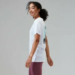 Women's Boyfriend Buttermere Short Sleeve Tee White^Berghaus Fashion