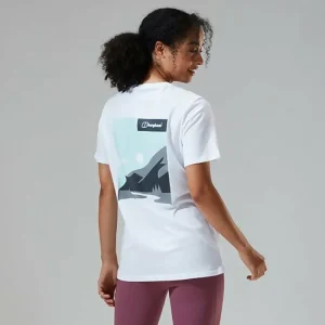 Women's Boyfriend Buttermere Short Sleeve Tee White^Berghaus Fashion