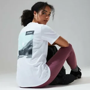 Women's Boyfriend Buttermere Short Sleeve Tee White^Berghaus Fashion