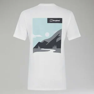 Women's Boyfriend Buttermere Short Sleeve Tee White^Berghaus Fashion