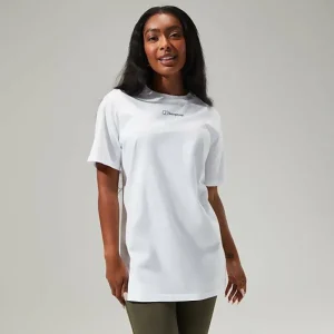 Women's Boyfriend Logo Short Sleeve Tee Pure White^Berghaus Best