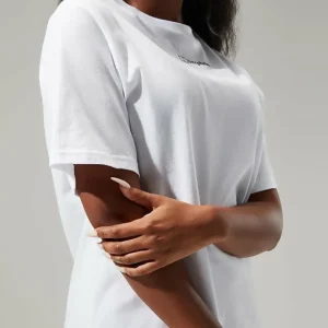 Women's Boyfriend Logo Short Sleeve Tee Pure White^Berghaus Best