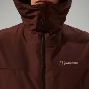 Women's Deluge Pro 3.0 Insulated Waterproof Jacket - Brown^Berghaus Cheap