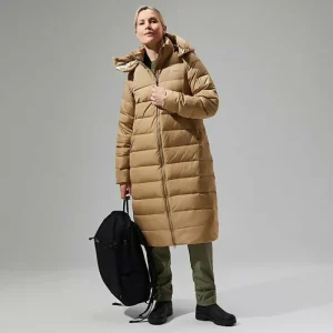 Women's Embo 4in1 Down Insulated Long Jacket - Natural^Berghaus Cheap