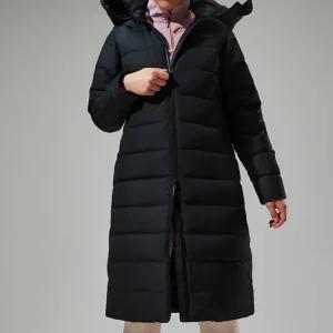 Women's Embo 4in1 Down Insulated Long Jacket - Black^Berghaus Flash Sale