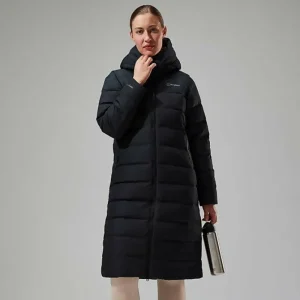 Women's Embo 4in1 Down Insulated Long Jacket - Black^Berghaus Flash Sale