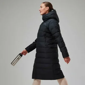 Women's Embo 4in1 Down Insulated Long Jacket - Black^Berghaus Flash Sale