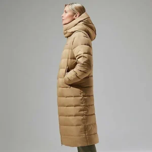 Women's Embo 4in1 Down Insulated Long Jacket - Natural^Berghaus Cheap
