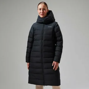 Women's Embo 4in1 Down Insulated Long Jacket - Black^Berghaus Flash Sale