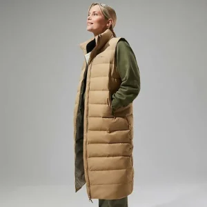 Women's Embo 4in1 Down Insulated Long Jacket - Natural^Berghaus Cheap