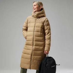 Women's Embo 4in1 Down Insulated Long Jacket - Natural^Berghaus Cheap