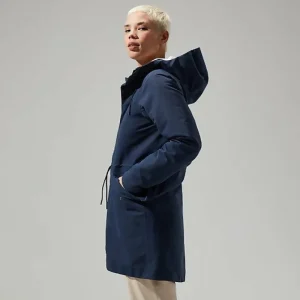 Women's Foxghyll Hooded Parka - Dark Blue/Natural^Berghaus Hot