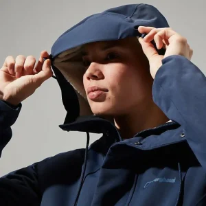 Women's Foxghyll Hooded Parka - Dark Blue/Natural^Berghaus Hot