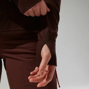 Women's Ivyhill Half Zip Top - Brown^Berghaus Sale