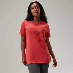 Women's Linear Landscape Super Stretch Tee Red^Berghaus Best
