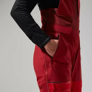 Women's MTN Arete Descend GTX Bib Pants - Red^Berghaus Best Sale