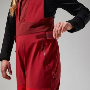 Women's MTN Arete Descend GTX Bib Pants - Red^Berghaus Best Sale