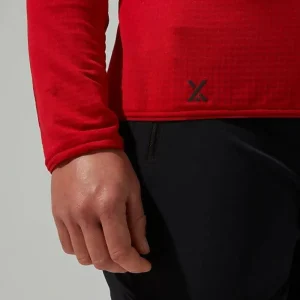 Women's MTN Arete LB Half Zip - Red^Berghaus Clearance