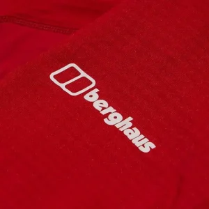 Women's MTN Arete LB Half Zip - Red^Berghaus Clearance