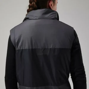 Women's MTN Arete LB Synthetic Vest - Grey/Black^Berghaus Outlet