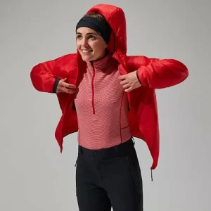 Women's MTN Arete LB Synthetic Hoody - Red/Black^Berghaus Online