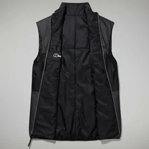 Women's MTN Arete LB Synthetic Vest - Grey/Black^Berghaus Outlet