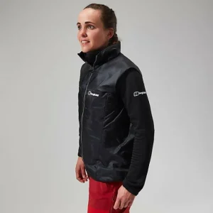 Women's MTN Arete LB Synthetic Vest - Grey/Black^Berghaus Outlet