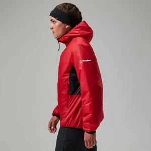 Women's MTN Arete LB Synthetic Hoody - Red/Black^Berghaus Online