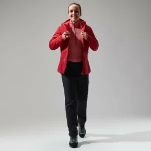 Women's MTN Guide Long Sleeve Half Zip - Red^Berghaus Cheap