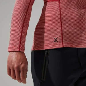 Women's MTN Guide Long Sleeve Half Zip - Red^Berghaus Cheap