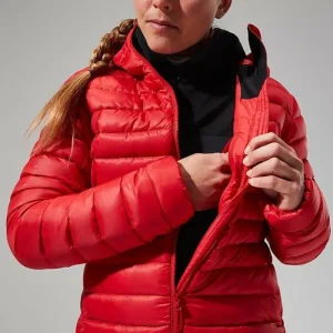 Women's MTN Seeker MW Down Hoody - Red^Berghaus Cheap