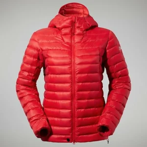 Women's MTN Seeker MW Down Hoody - Red^Berghaus Cheap