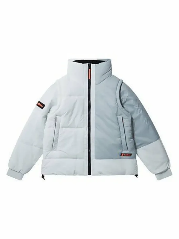 Women's Nelien Short Insulated Jacket - White / Grey^Berghaus Fashion