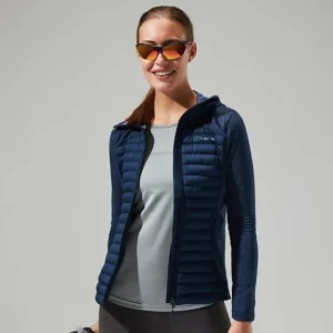 Women's Nula Hybrid Jacket - Dark Blue^Berghaus Online