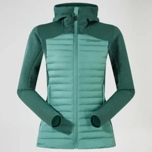 Women's Nula Hybrid Synthetic Insulated Jacket - Green^Berghaus Sale