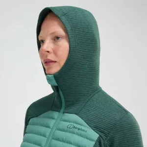 Women's Nula Hybrid Synthetic Insulated Jacket - Green^Berghaus Sale