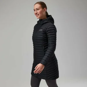 Women's Nula Micro Jacket Long - Black^Berghaus Best