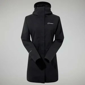 Women's Omeara Long Jacket - Black^Berghaus Online