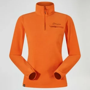 Women's Prism 2.0 Micro Half Zip Polartec Fleece - Orange^Berghaus Discount
