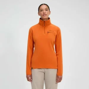 Women's Prism 2.0 Micro Half Zip Polartec Fleece - Orange^Berghaus Discount