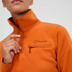 Women's Prism 2.0 Micro Half Zip Polartec Fleece - Orange^Berghaus Discount