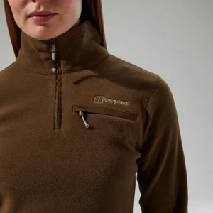 Women's Prism 2.0 Micro Half Zip Polartec Fleece - Brown^Berghaus Best Sale