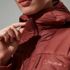 Women's Silksworth Hooded Down Insulated Jacket - Red^Berghaus Flash Sale