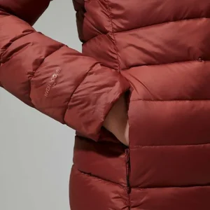 Women's Silksworth Hooded Down Insulated Jacket - Red^Berghaus Flash Sale