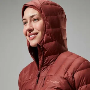 Women's Silksworth Hooded Down Insulated Jacket - Red^Berghaus Flash Sale