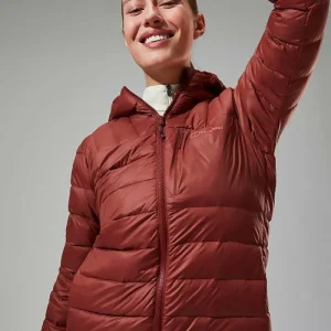 Women's Silksworth Hooded Down Insulated Jacket - Red^Berghaus Flash Sale