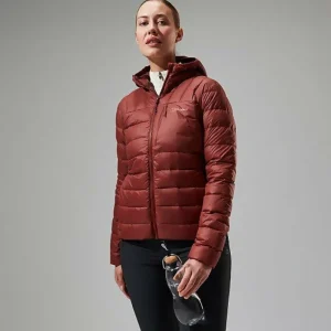 Women's Silksworth Hooded Down Insulated Jacket - Red^Berghaus Flash Sale