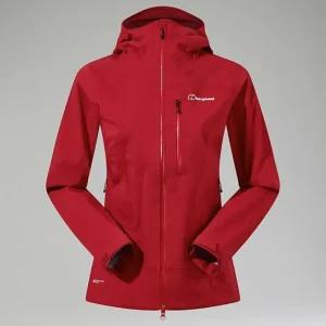 Women's Truda Flex Waterproof Jacket - Red^Berghaus Fashion
